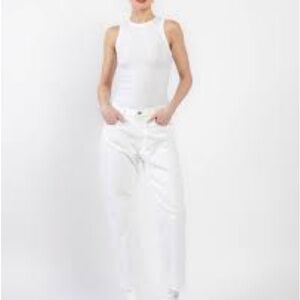R13 White Italian-Made Apparel
